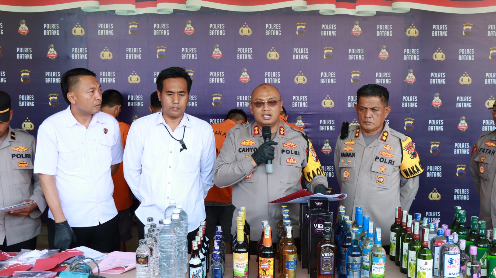 Pengedar Miras Ditindak Tegas Polres Batang