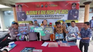 Polresta Banyuwangi Bekuk Pengedar Narkoba Diduga Jaringan Internasional