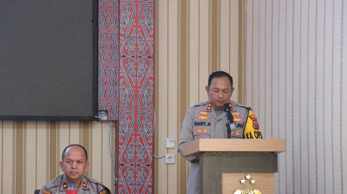 Personil Polres Humbahas Ikuti Latihan Pra Ops Ketupat Toba 2024