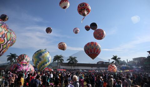 Polisi Akan Tindak Masyarakat Yang Terbangkan Balon Udara Secara Ilegal