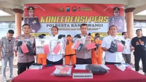 Polisi Tangkap 5 Pemuda Gegara Cekcok di Medsos, Pesilat Banyuwangi Tewas Dikeroyok