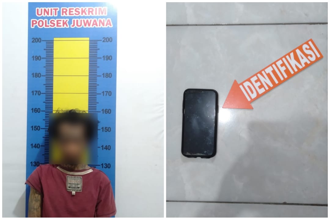 Polisi Tangkap Tersangka Jambret Handphone Di Spbu Ngebruk Juwana