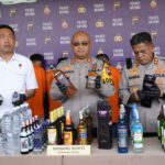 Polres Batang Berhasil Musnahkan 3.633 Botol Miras