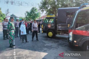 Polres Batang siagakan sejumlah tim urai di 11 pos “strong point”