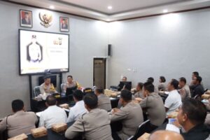 Polres Jembrana Gelar Rapat Anev GO Bulan Maret 2024