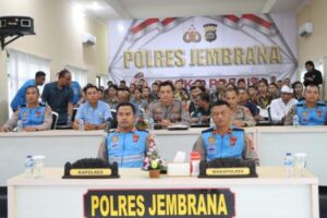 Teken Pakta Integritas Penerimaan Polri 2024, Polres Jembrana Pastikan Transparansi