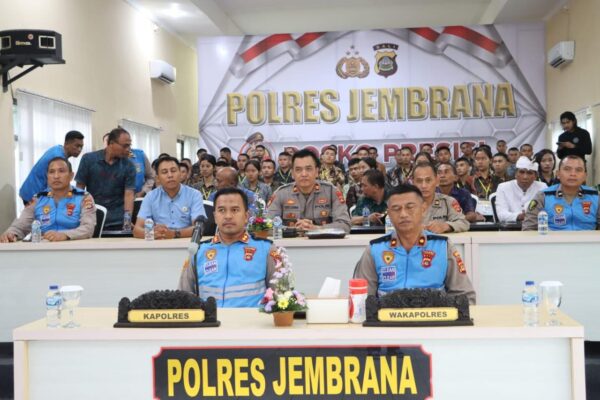 Polres Jembrana Tanda Tangani Pakta Integritas Penerimaan Polri T.a. 2024