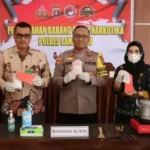 Polres Lamandau Gelar Pemusnahan Barang Bukti 195,50 Gram Sabu