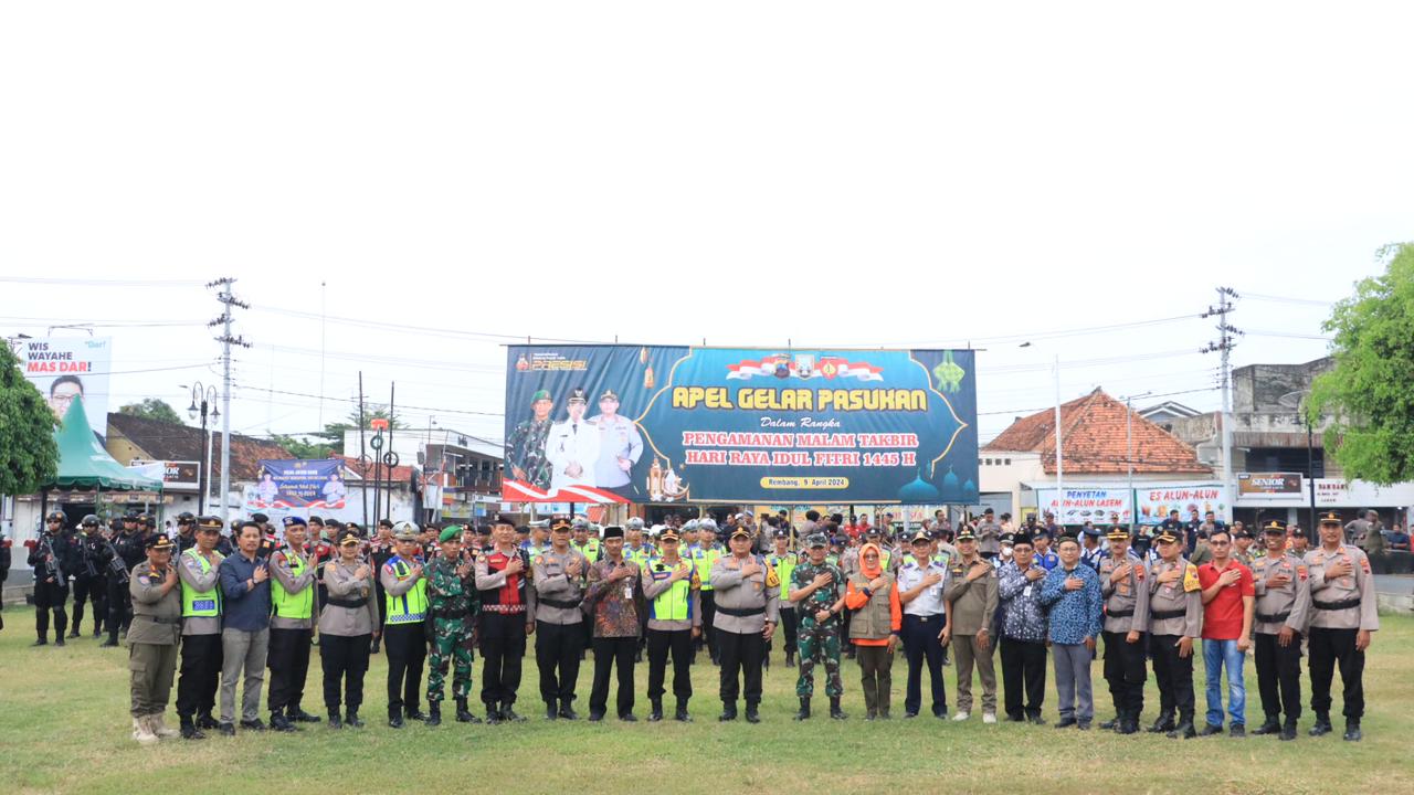 Polres Rembang All Out Kerahkan Seluruh Anggota Untuk Pengamanan Malam