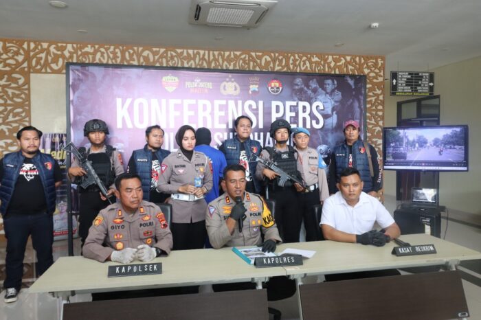 Polres Sukoharjo Tangkap Pelaku Penusukan Terhadap Sopir Bus Bst