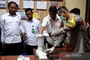 Polres Temanggung Gelar Pemusnahan barang bukti narkotika