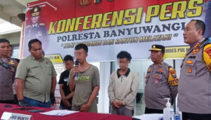 Polresta Banyuwangi Berhasil Amankan 3 Pelaku Penyebar Berita Hoax Perizinan Sound Battle