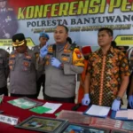 Polresta banyuwangi bongkar sindikat pengedar sabu 6 kilogram, 3 pelaku