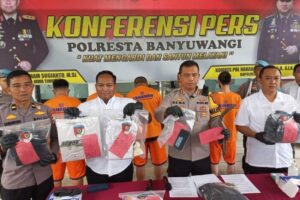 Polresta Banyuwangi Tangkap 5 Pemuda Gegara Cekcok di Medsos, Pesilat Banyuwangi Tewas Dikeroyok