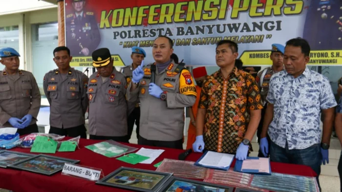 Polresta Banyuwangi Ungkap Kasus Narkoba Terbesar Sepanjang Sejarah