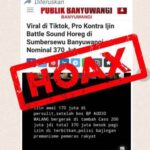 Polresta Banyuwangi Usut Akun Penyebar Hoax Tarif Battle Sound