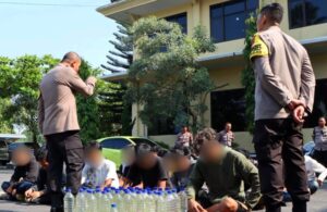 Polresta Magelang Amankan Puluhan Remaja Pesta Miras Berkedok Halal Bihalal