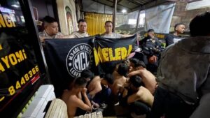 12 Anggota Gangster Ditangkap saat Beraksi di Semarang