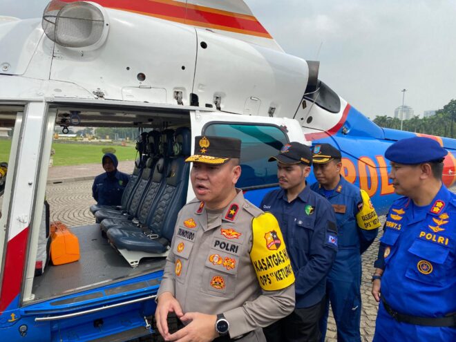 Polri Kerahkan 2 Helikpoter Jadi Ambulans Udara Saat Arus Mudik