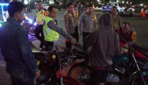 Puluhan Motor Brong Diamankan Polres Purworejo saat Malam Takbiran