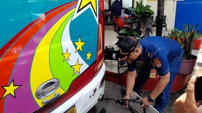 Ramp Check Angkutan Lebaran Di Semarang, 12 Bus Kena Tilang