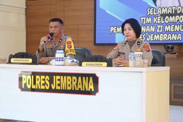 Rapat Anev Pembangunan Zona Integritas Menuju Wilayah Bebas Korupsi Polres