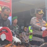 Ribuan Miras Dan Knalpot Brong Dimusnahkan Polresta Banyuwangi