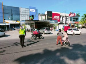 Jamin Kamseltibcarlantas, Ditlantas Rutin Lakukan Pengaturan Lalu Lintas