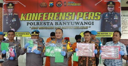 Sabu Sabu Seberat 7 Kilogram Berhasil Diamankan Polresta Banyuwangi