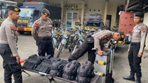 Sat Samapta Polres Banjarnegara Cek Perlengkapan Jelang Operasi Ketupat Candi 2024