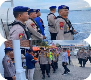 Satpolairud Resta Banyuwangi Patroli Gabungan Di Penyebrangan Pelabuhan ASDP/LCM