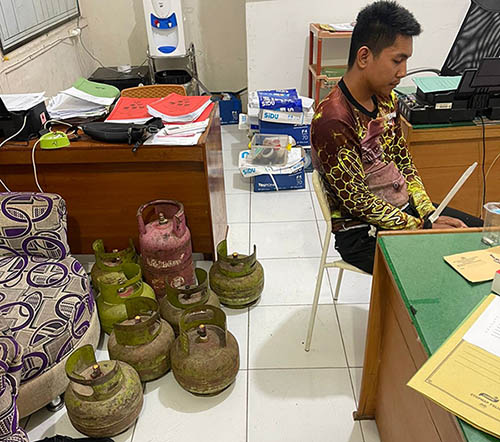 Satreskrim Polres Lamandau Amankan Maling Spesialis Tabung Elpiji