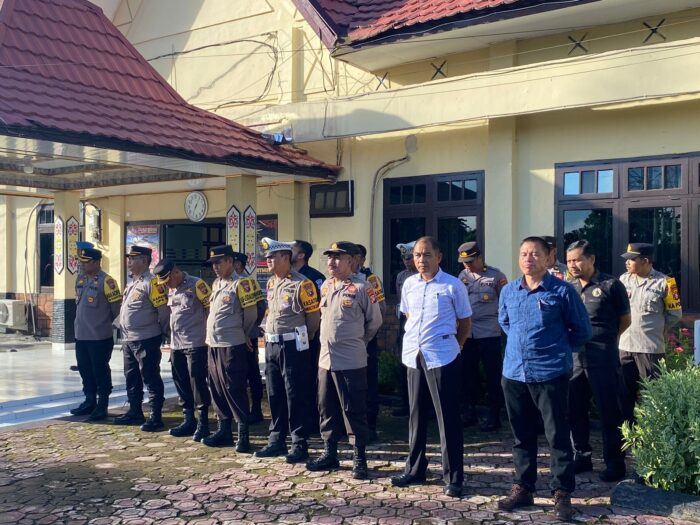 Seluruh Personel Polres Lamandau Gelar Halalbihalal Di Mapolres Lamandau