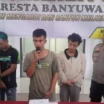 Sesenggukan, Tersangka Penyebar Hoax Di Banyuwangi Minta Dipulangkan