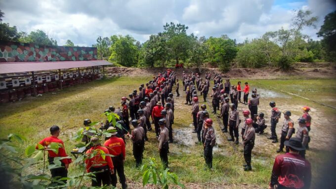 Siapkan Generasi Tangguh, Siswa Spn Polda Kalteng Terima Pelatihan Penggunaan