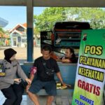 Sopir Bus Dapat Layanan Cek Kesehatan Gratis Dari Polres Jepara