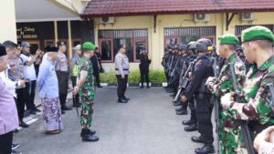 Dapat BKO Brimob dan TNI, Polres Rembang Jamin Keamanan Mudik Lebaran