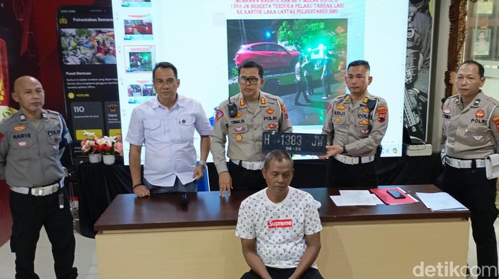 Tabrak Lari Becak Di Semarang, Pengemudi Mobil Diringkus Di Demak