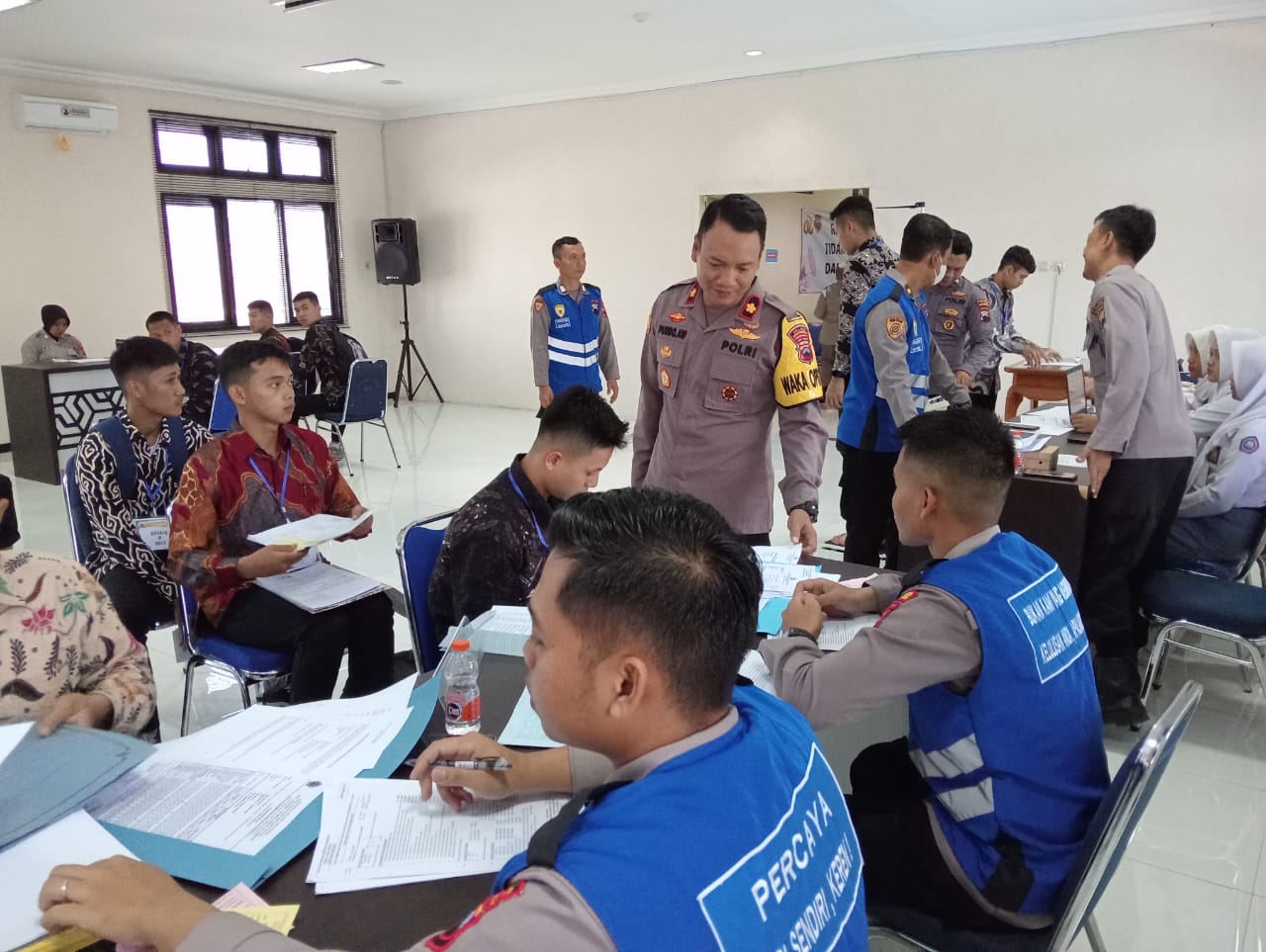 Tahap Pemeriksaan Administrasi 71 Calon Siswa Polri 2024 Di Polres