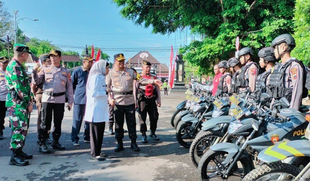 Takbiran Keliling Sambut Lebaran Diamankan Personil Polres Batang