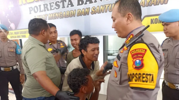 Tiga Penyebar Hoax Battle Sound Mewek Dihadapan Kapolresta Banyuwangi