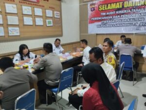 Datangi Polres Lamandau, Tim Itwasda Polda Kalteng Gelar Audit Kinerja