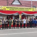 Tim Wasops Itwasda Polda Kalteng Kunjungi Pos Pengamanan Idul Fitri