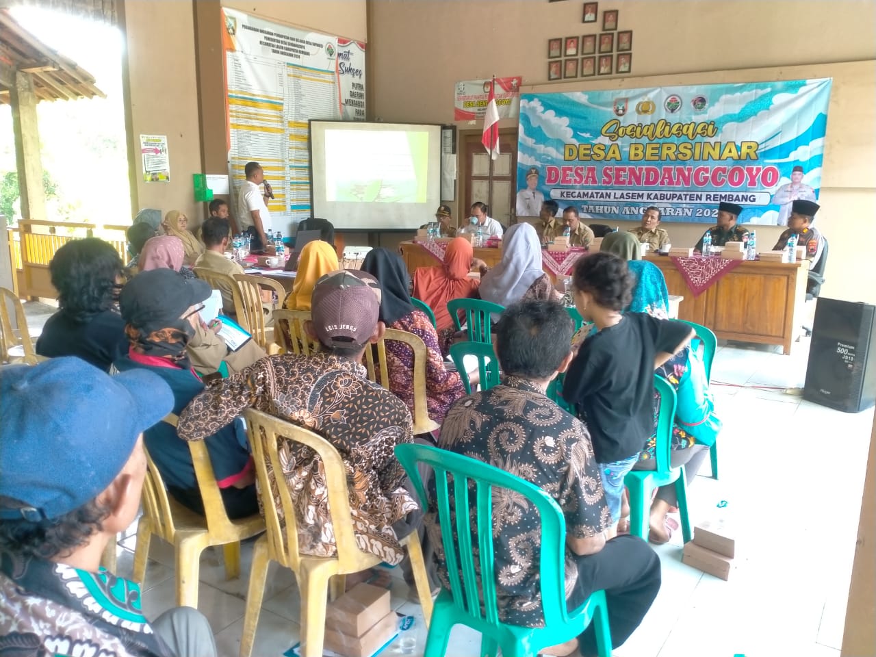 Tindaklanjuti Kampung Bebas Narkoba, Sat Narkoba Polres Rembang Gelar Sosialisasi