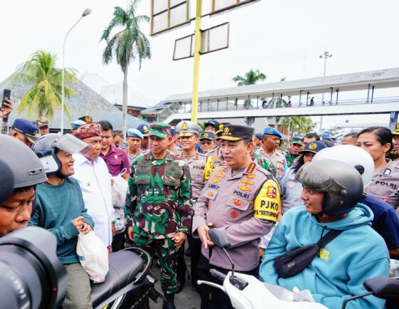 Tinjau Pelabuhan Gilimanuk Ketapang, Kapolri Paparkan Strategi Mudik Aman