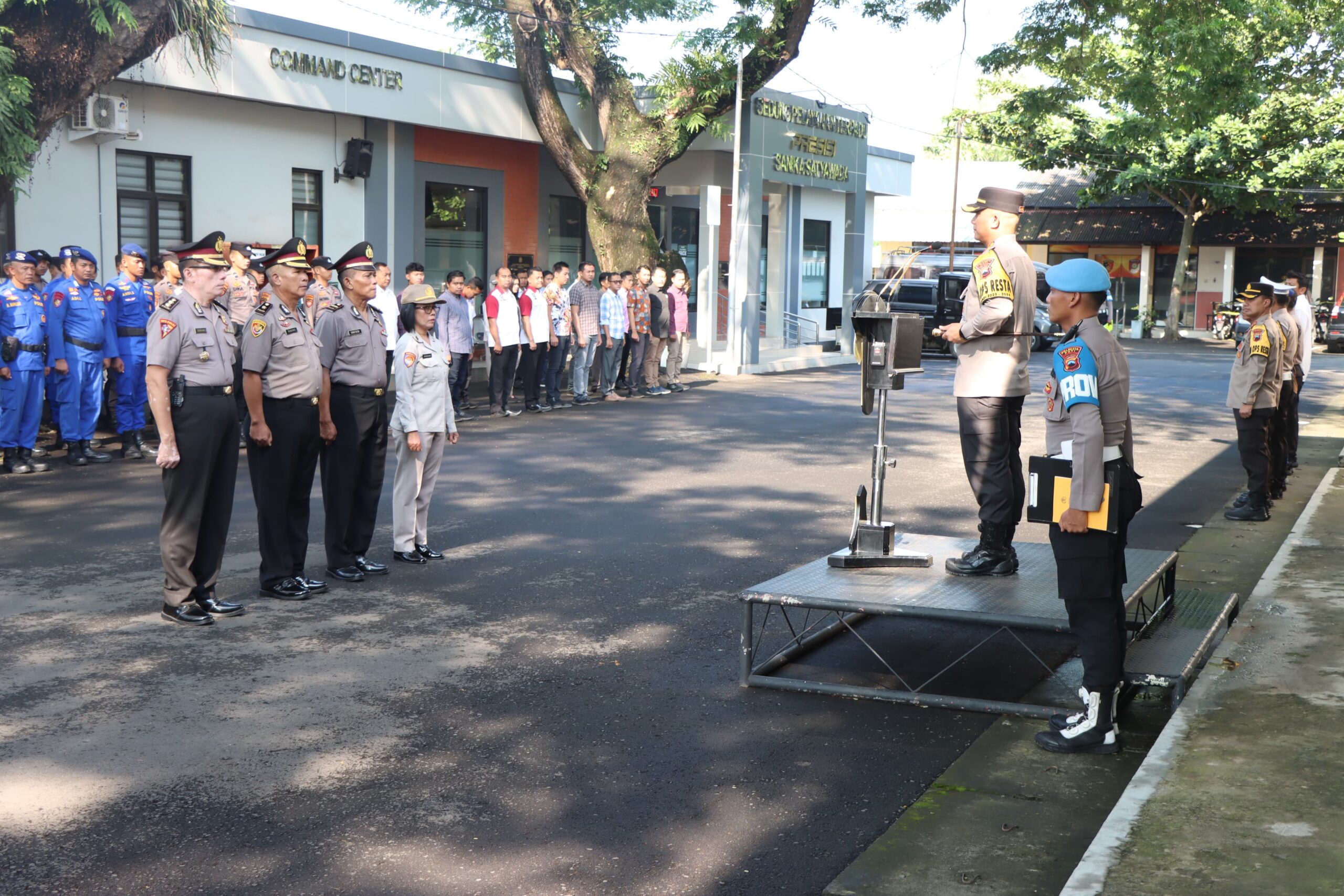 Upacara Kenaikan Pangkat Di Polresta Pati: 6 Personel Raih Prestasi