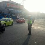 Urai Kemacetan Saat Srus Mudik, Puluhan Personel Strong Point Polres