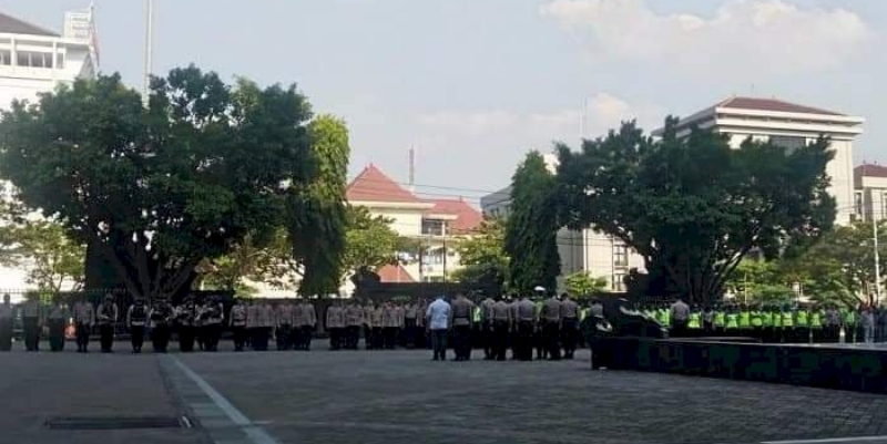 1.300 Polisi Kawal Peringatan Hari Buruh Di Semarang