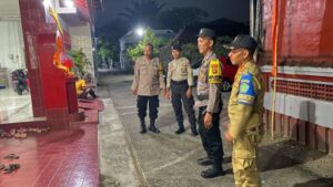 Pengamanan Ibadah Malam Suci Waisak di Vihara Vajra Bodhi Dharma Berlangsung Aman