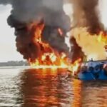 2 Kapal Terbakar Di Barsel, 3 Abk Luka Bakar Dan